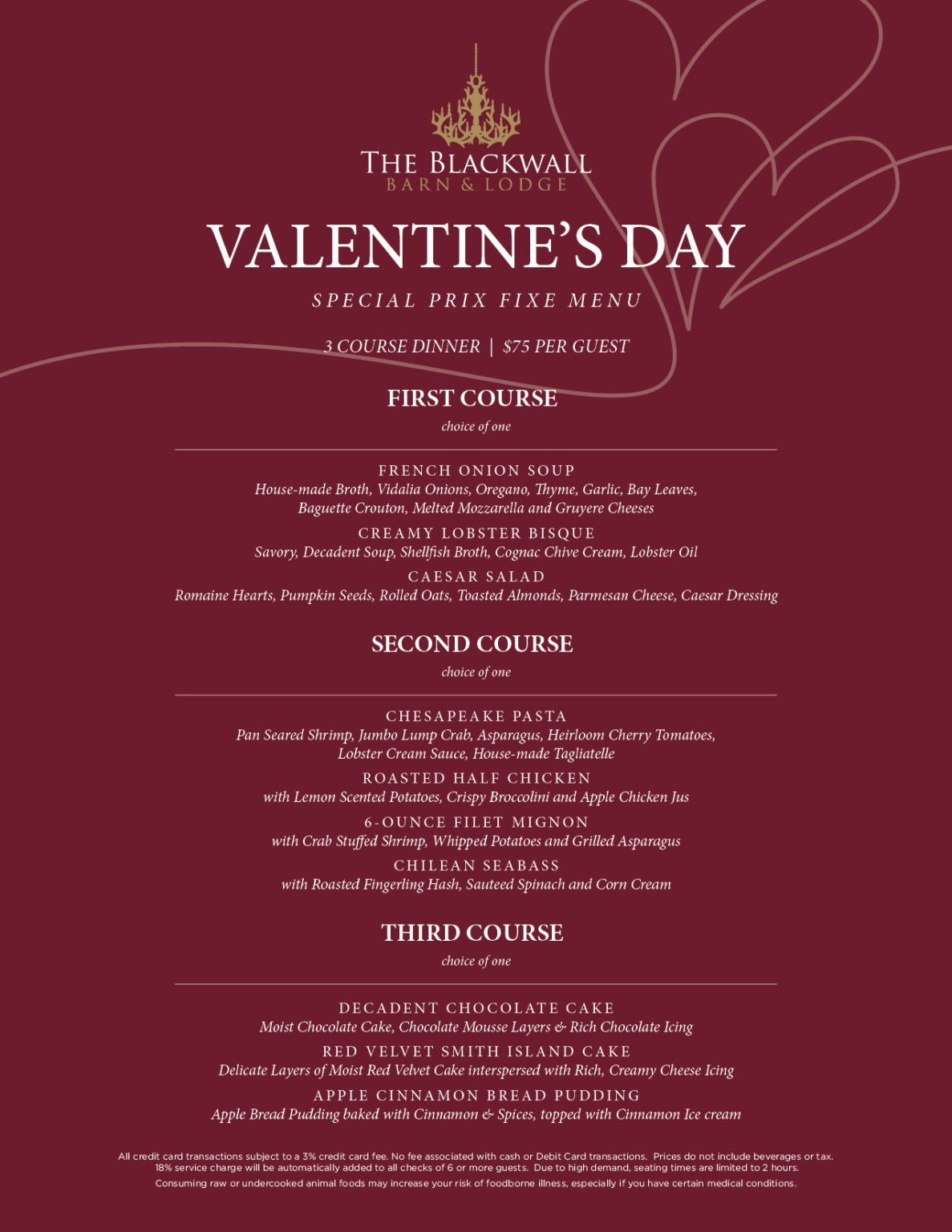 Valentines - Blackwall Barn & Lodge - Columbia MD